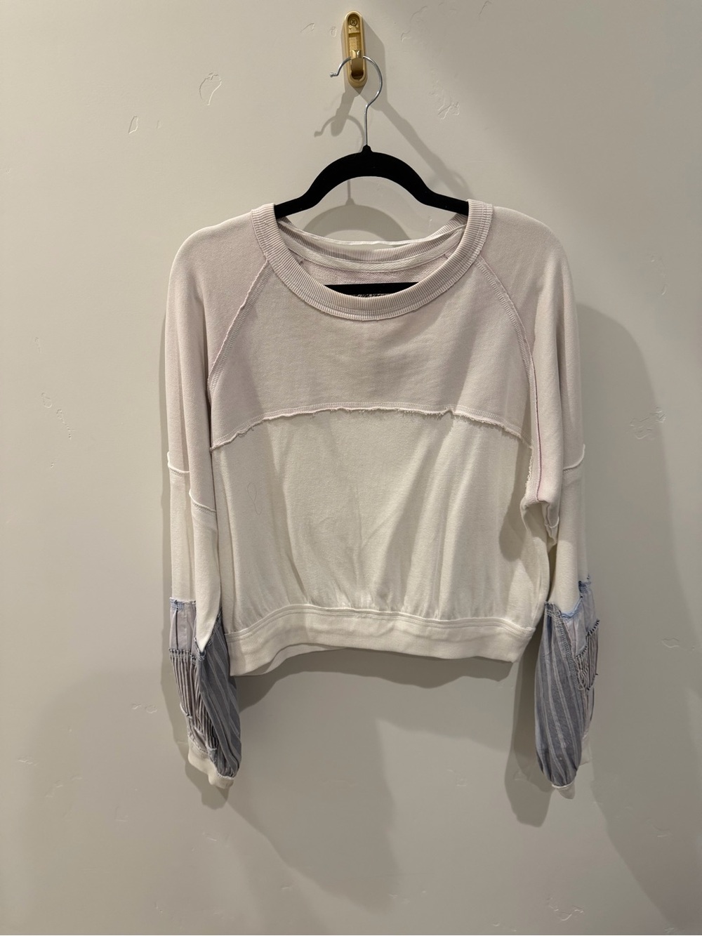Free People Balloon Sleeve Sweatshirt
